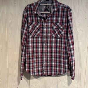 Billabong Men's Long Sleeve Cotton Shirt Medium